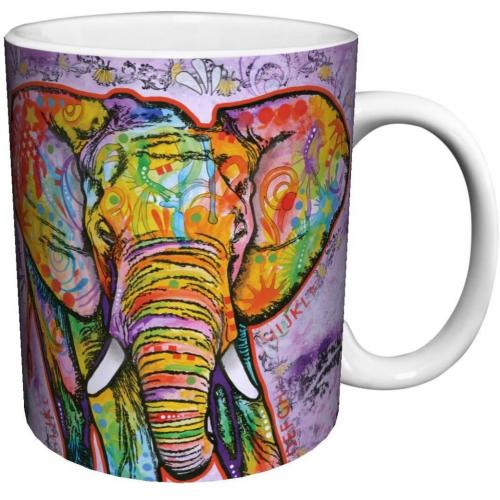Dean Russo Elephant Modern Animal Art Porcelain Gift Coffee