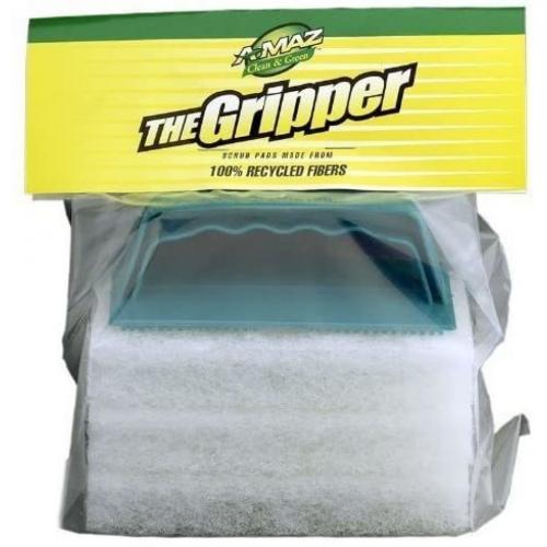 A-MAZ The Gripper Handle + 3 Scrub Pads