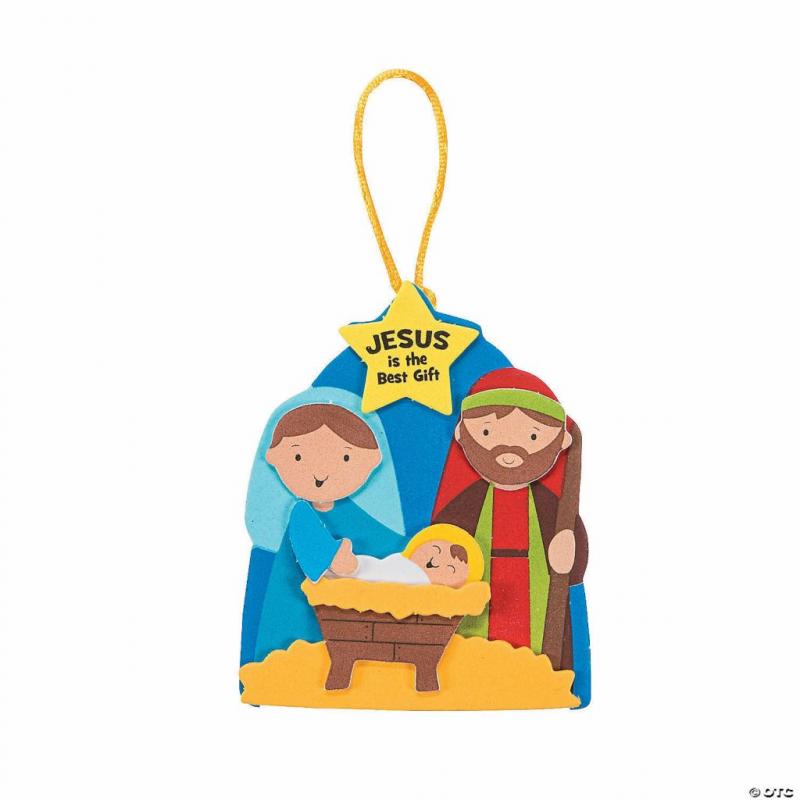 Jesus Gift Ornament Craft Kit 12 count