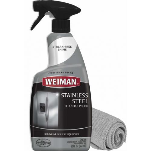 Weiman - 22-Ounce Stainless Steel Cleaner and Polish - Multi