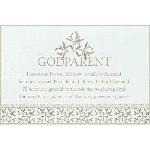 Dicksons Godparent Every Prayer You Prayed Soft Scrolled Ivory Wood Wall Sign Plaque