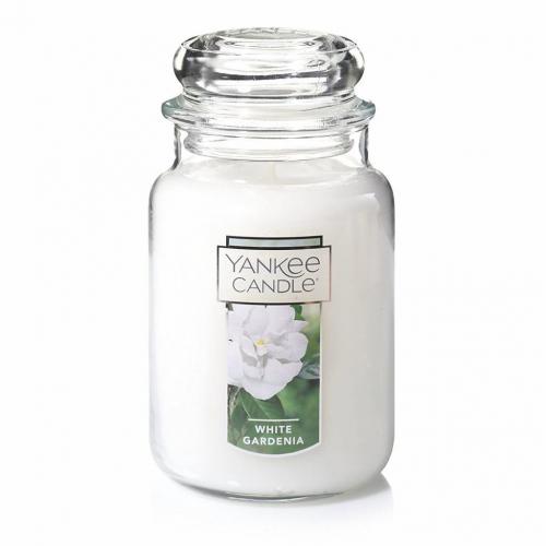Yankee Candle, 22-Ounce Jar Scented Candle, Large, White Gardenia