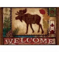 Welcome Moose Doormat- Custom DÉcor