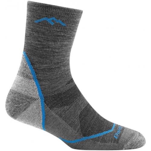 Hiker Micro Crew Light Cushion Sock - Boy's, Color: Gray, Size: Small