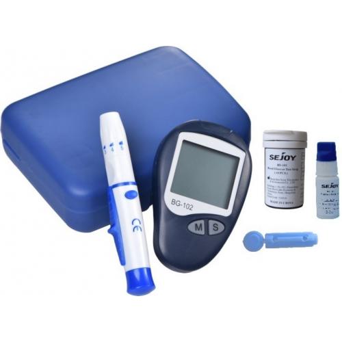 Blood Glucose Monitoring System Diabetes Management Sejoy B4 With Lancets 50 Count