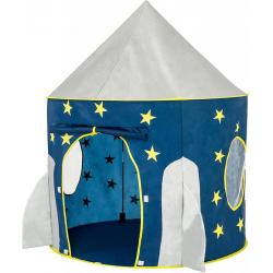 Spaceship Tent For Kids - Foldable Pop up (With GLOW In The Dark Stars!)