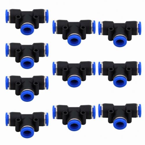 Push Fittings 8mm Or 5/16 OD 10 Pack
