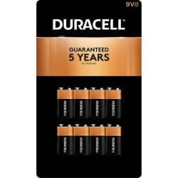 Duracell 9v 8pk Carded