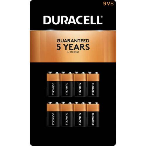 Duracell 9v 8pk Carded