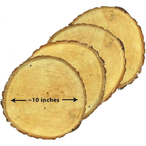 Decorative Tree Discs, Large (9-11 inches, Set of 4)