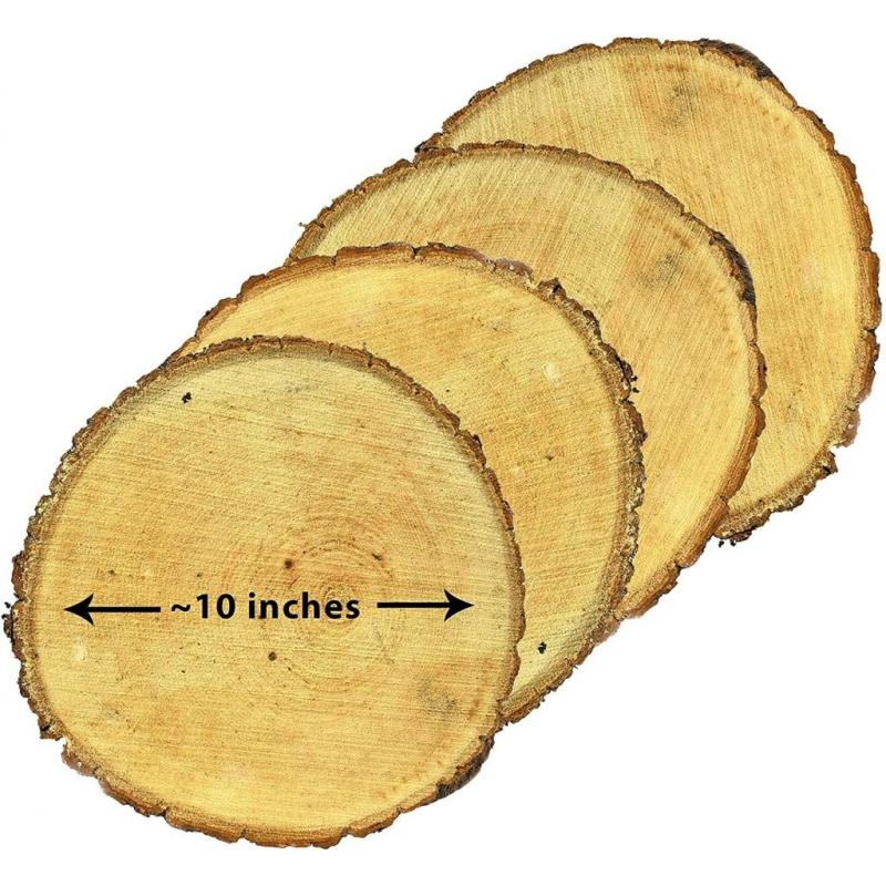 Decorative Tree Discs, Large (9-11 inches, Set of 4)