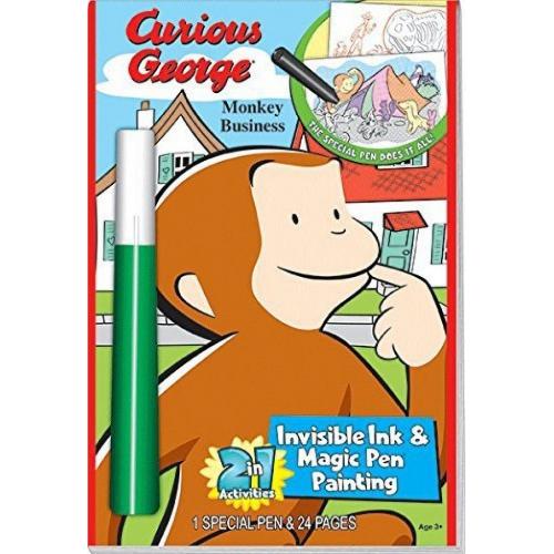 Curious George Monkey Business Magic Ink Fun