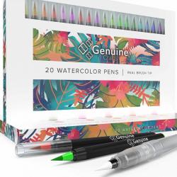 Watercolor Brush Pens By Genuine Crafts