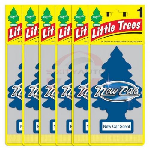 New Car Scent Air Freshener for Car and Home - 6 pack- Little Trees