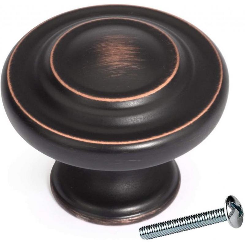 Dynasty Hardware K-1586-ORB Three Ring Cabinet Knob