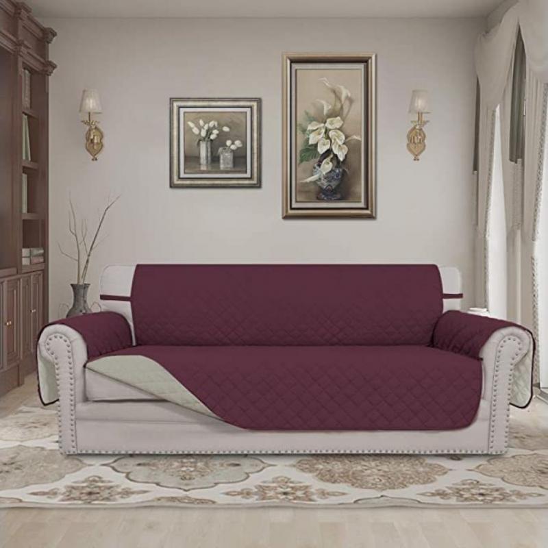 Easy-Going Reversible Slipcover -78” Oversized Sofa, Machine Washable, Water Resistant Furniture Protector with Elastic Straps, Anti-slip