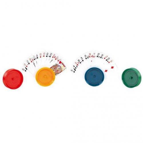 Pearly Card Holders - 4 Piece Round