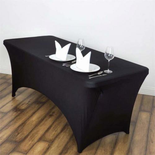 Stretch Spandex Table Cover for 6 Foot Rectangular Table