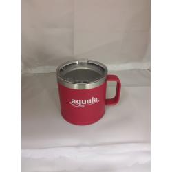 Aquula Double Wall Vacuum Insulated Stainless Steel Travel Mug with Lid, 18 oz., Red