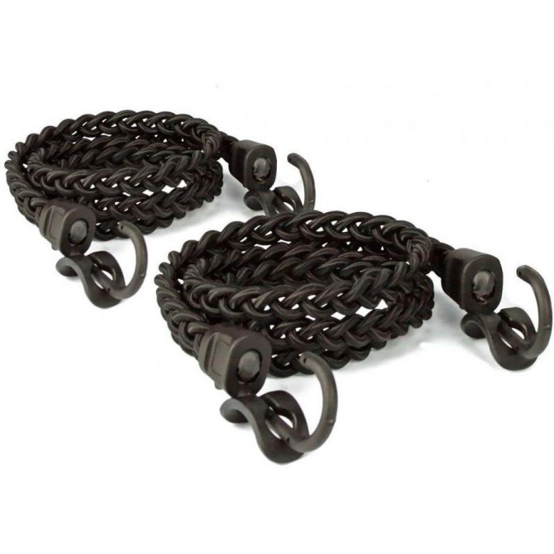 Tribe One Jungle Cord (Black) – Adjustable Braided Bungee Shock Cord