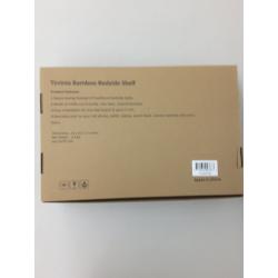 Bamboo Bedside Shelf Table & Storage Organizer Caddy By Tirrinia