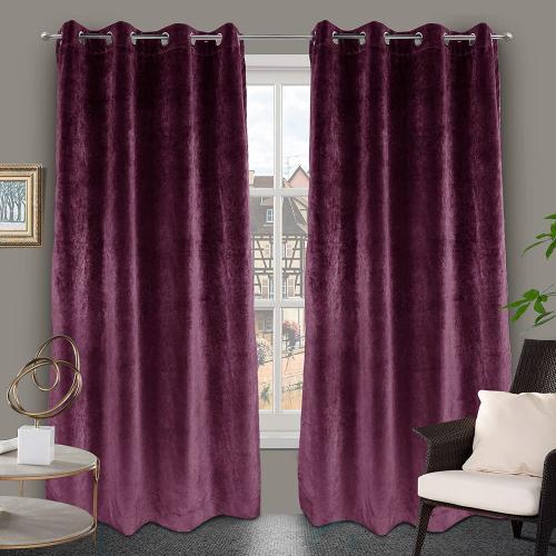 100% Blackout Velvet Curtain 52X108Inches