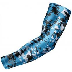 Bucwild Sports Compression Arm Sleeve - Youth & Adult Sizes - Baseball Football Basketball Sports (1 Arm Sleeve)