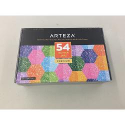 Arteza Fine Glitter, Set of 54 Colors