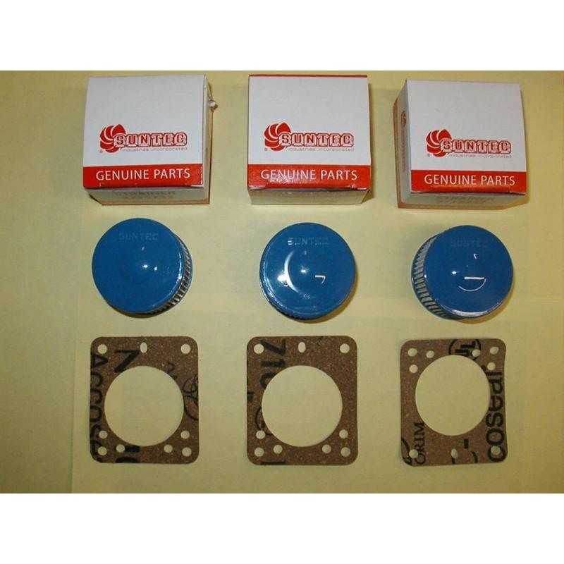 3 SUNTEC Strainer Kits, Beckett Oil Burner Pump Incds Gasket A2VA7116 A2EA6520