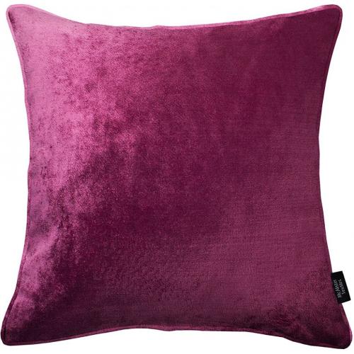 McAlister Textiles Velvet Hot Pink 24 Pillow Cover, Home Accessories Luxury Soft Crushed Shiny Metallic Throw Cushion For Bedroom Sofa Living Room 60cm