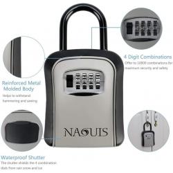 Naouis RQWY-08 5 4-Digit Combination Door Lock Box