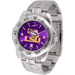 NCAA Stainless Steel LSU Tigers Men's Watch