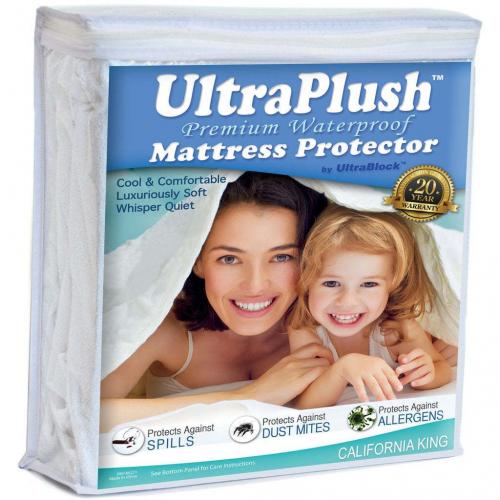 UltraPlush Premium Waterproof Mattress Protector, Queen