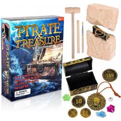 ArtCreativity Pirate Treasure Dig Kit for Kids