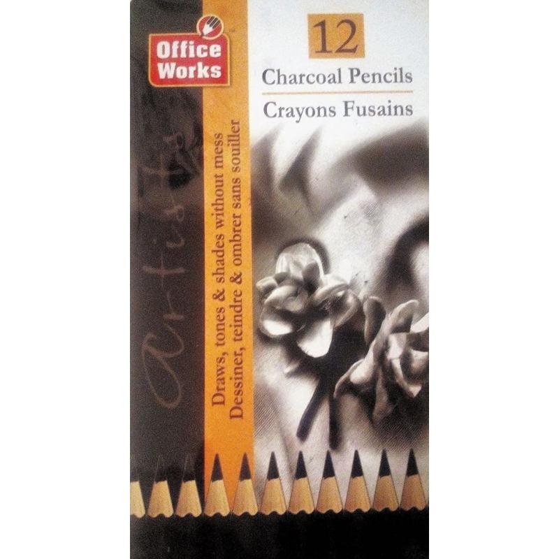 Charcoal Pencils (quantity 12)