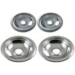 Replacement Chrome Drip Pans for Frigidaire Kenmore