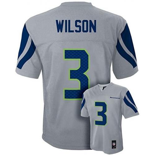 Outerstuff Russell Wilson #3 Seattle Seahawks NFL Youth Jersey