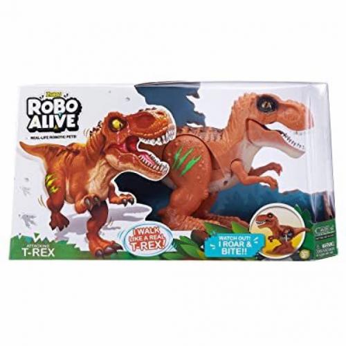 Robo Alive - Attacking T-Rex Battery-Powered Robotic Toy