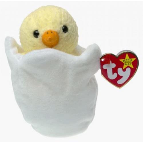 TY Beanie Baby - EGGBERT the Egg & Chick