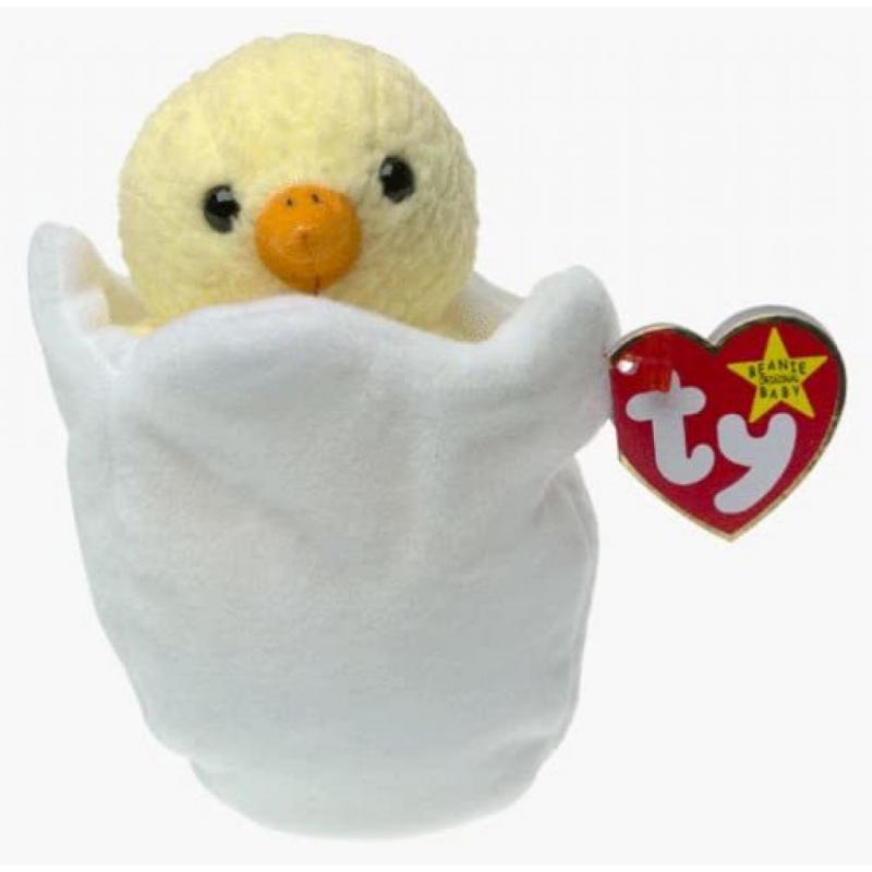 TY Beanie Baby - EGGBERT the Egg & Chick