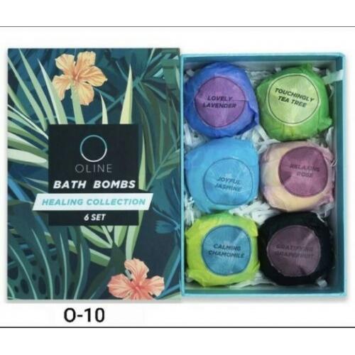 Oline Naturals Bath Bombs Gift Set 6