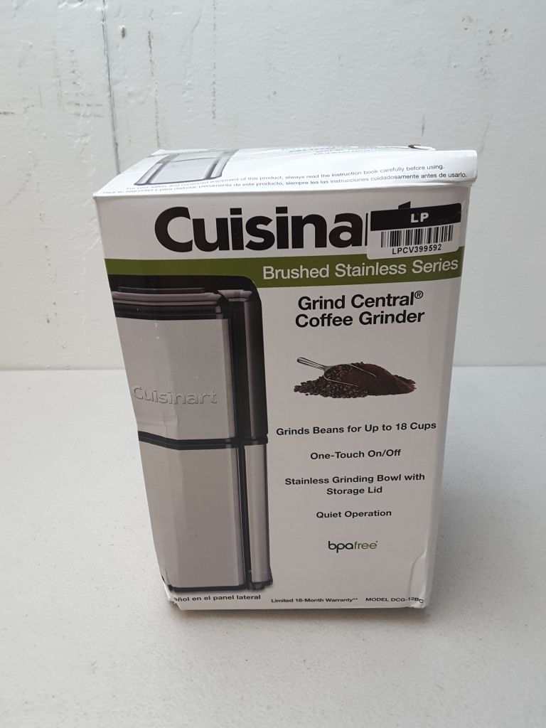 Cuisinart Brushed Stainless Series Coffee Grinder, Grind Central