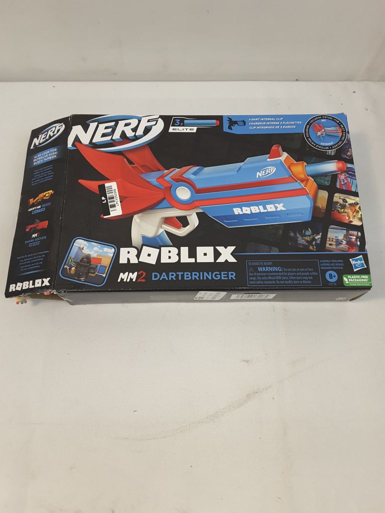 NERF Roblox MM2: Dartbringer Dart Blaster MSRP $21.99 Auction